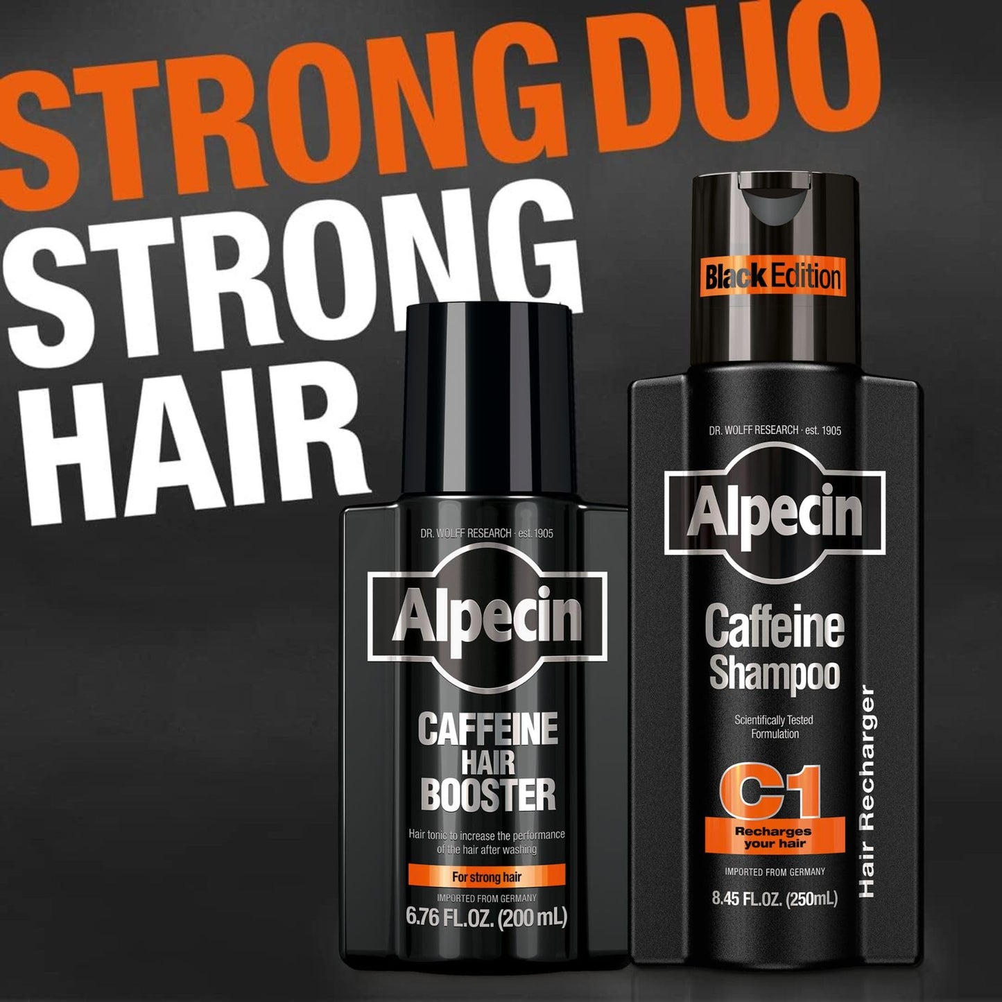 Alpecin Caffeine Hair Booster With New Fragrance 6.76 Fl Oz | Performance Enhancer | Promotes Natural Growth and Thickness | Energizes Scalp