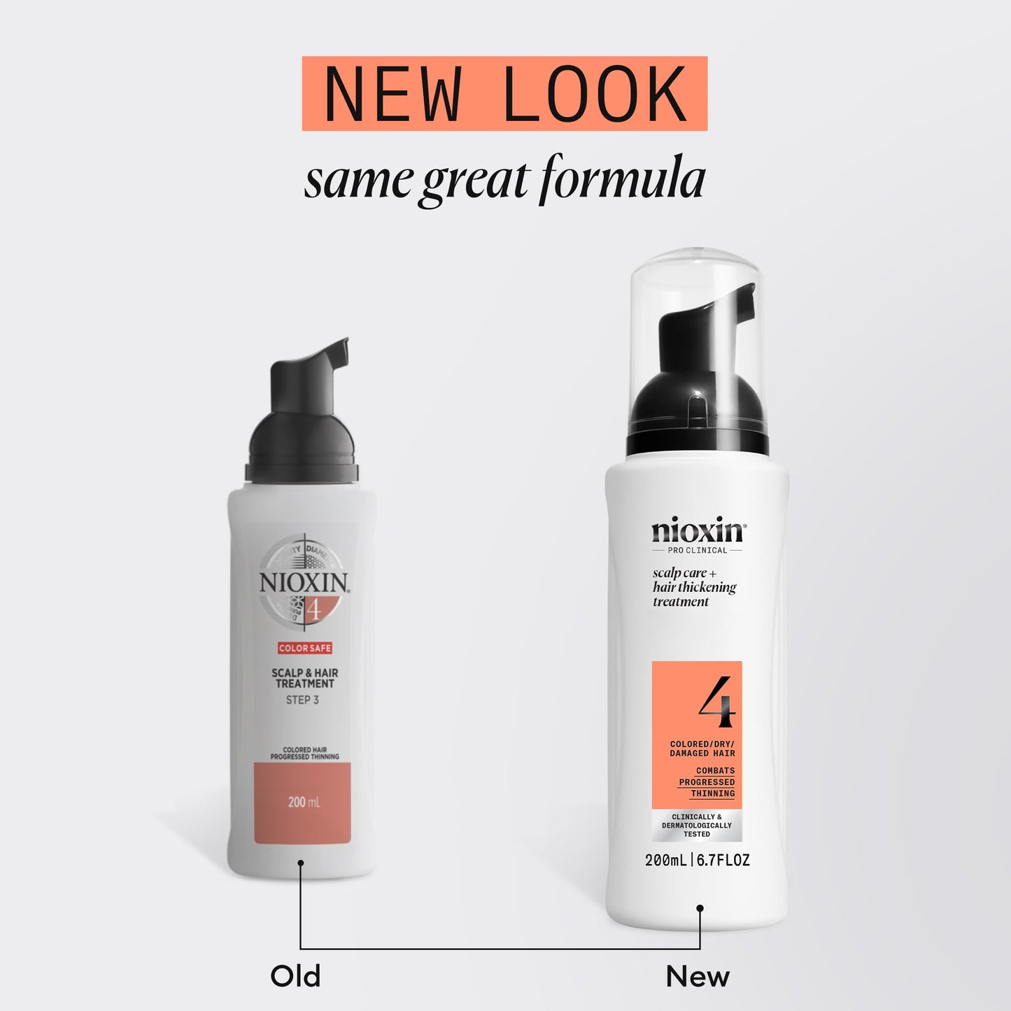 Nioxin System 4 Scalp + Hair Thickening Treatment | Serum for Colored or Damaged Hair with Progressed Thinning | 6.8 Fl oz.