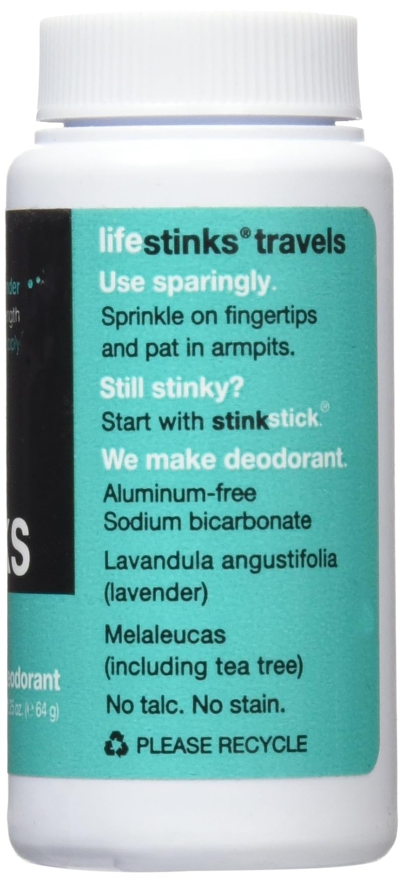 Extra Strength Lavender Travel Deodorant - Aluminum Free, 2.25 oz