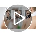 Vanmirr 3-Way Mirror 360 Self-Hair Cutting with Adjustable Hook (Black)
