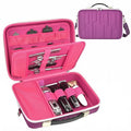 Purple Barber Case for Hair Clipper & Trimmer with Shoulder Strap - ANKHOH