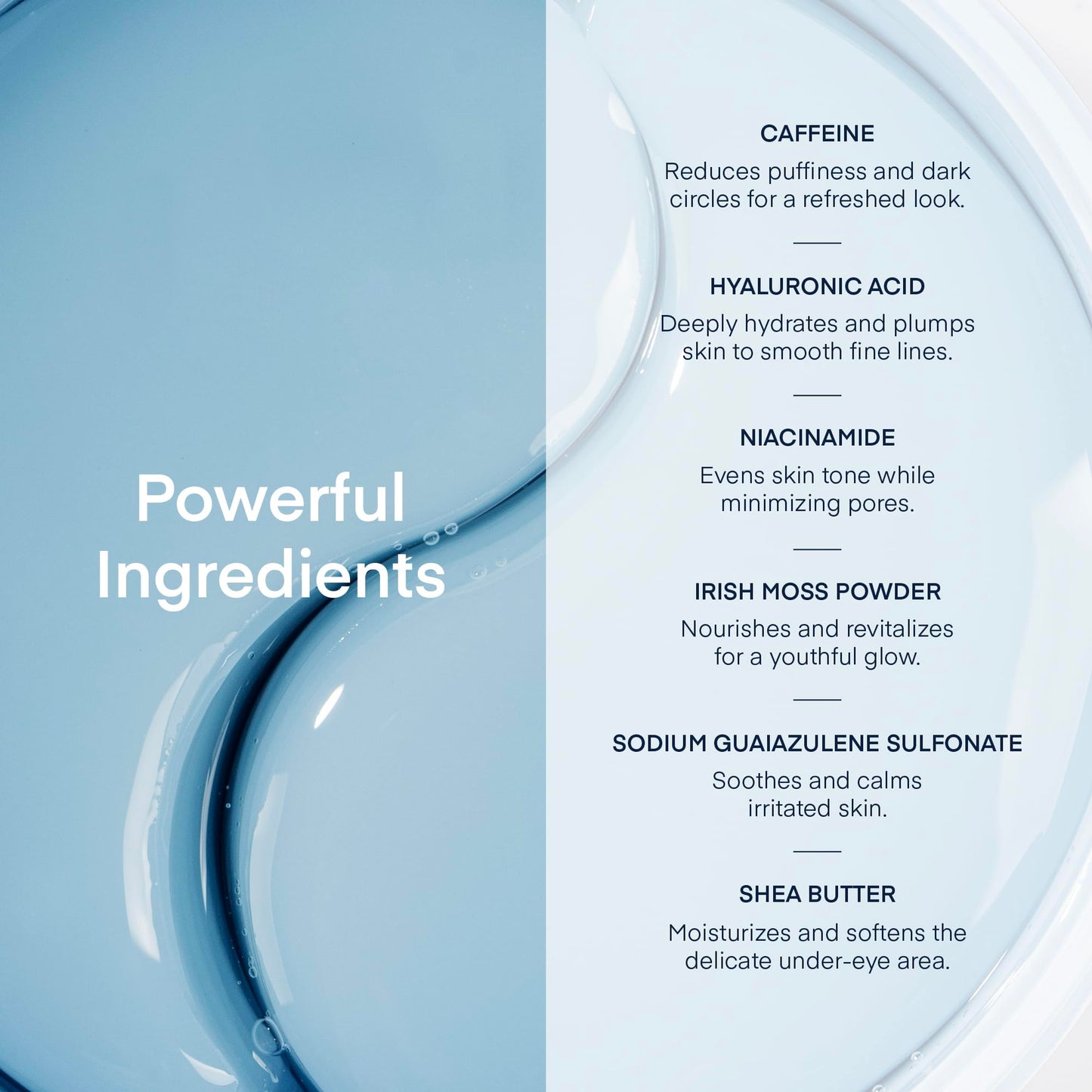 Under Eye Patches for Dark Circles: Puffiness & Eye Bag Treatment Gel Mask with Caffeine Hyaluronic Acid Niacinamide - Undereye Brightening Hydrating Anti-Wrinkle & Cooling - Korean Skincare, 30 Pairs