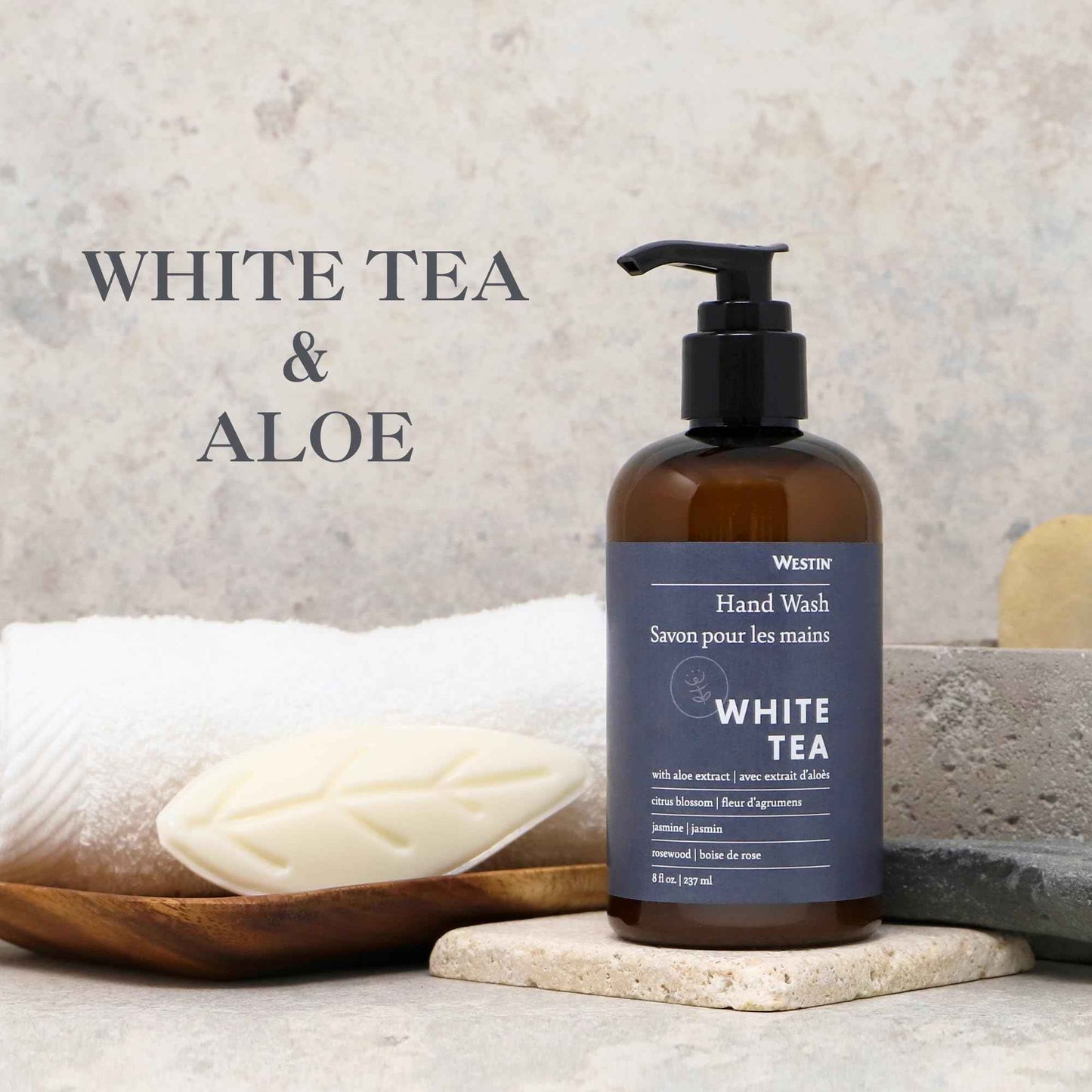 Westin White Tea Liquid Hand Soap - Signature White Tea Fragrance Combined With Aloe - Aromatherapy - Luxury Hotel Spa Collection - 8oz