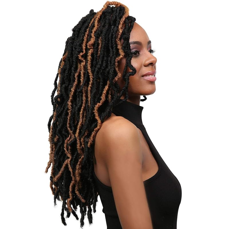 Nu Locs Crochet Braids 18" Synthetic Hair Locs 4-Pack by Bobbi Boss