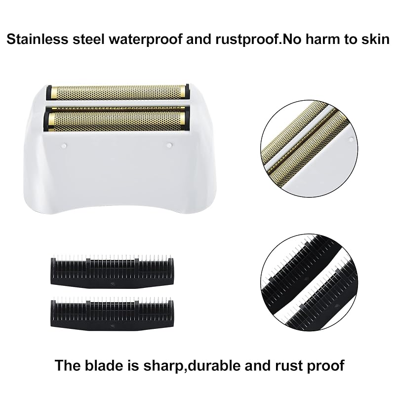 Pro Shaver Replacement Foil & Cutter Kit for Andis #17150 3 Pack – Gold Hypo-Allergenic Foil