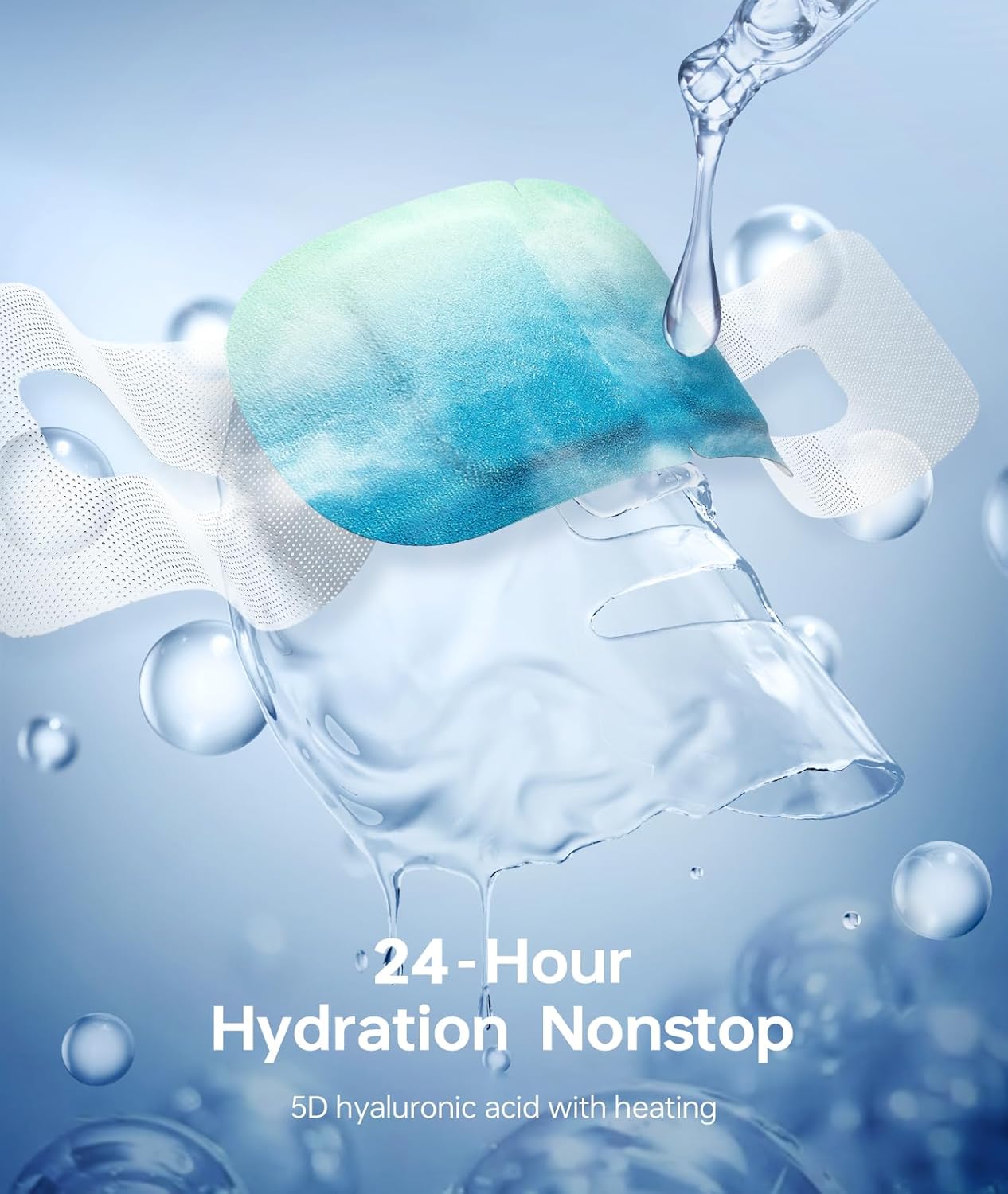 Self-Heating Eye Mask 18 Pack - Silk Cotton Warm Compress for Dry Eye Relief