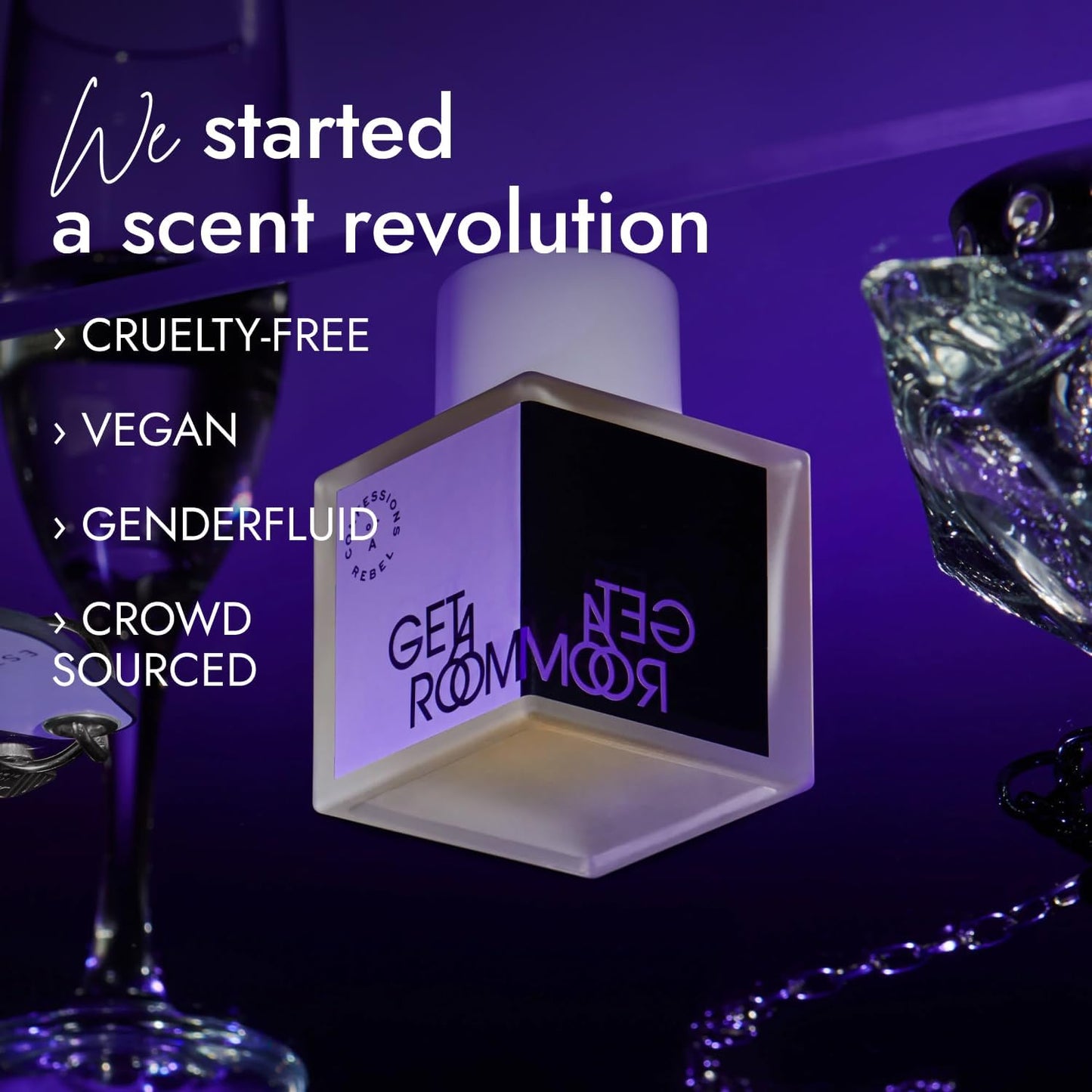Confessions of a Rebel Hair Perfume For Women - Hair Mist Perfume for Women - Hair Fragrance Spray - Hair Scent - Get A Room 3.4 oz