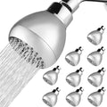 10 Pack High Pressure Shower Head Chrome Version - Universal Replacement