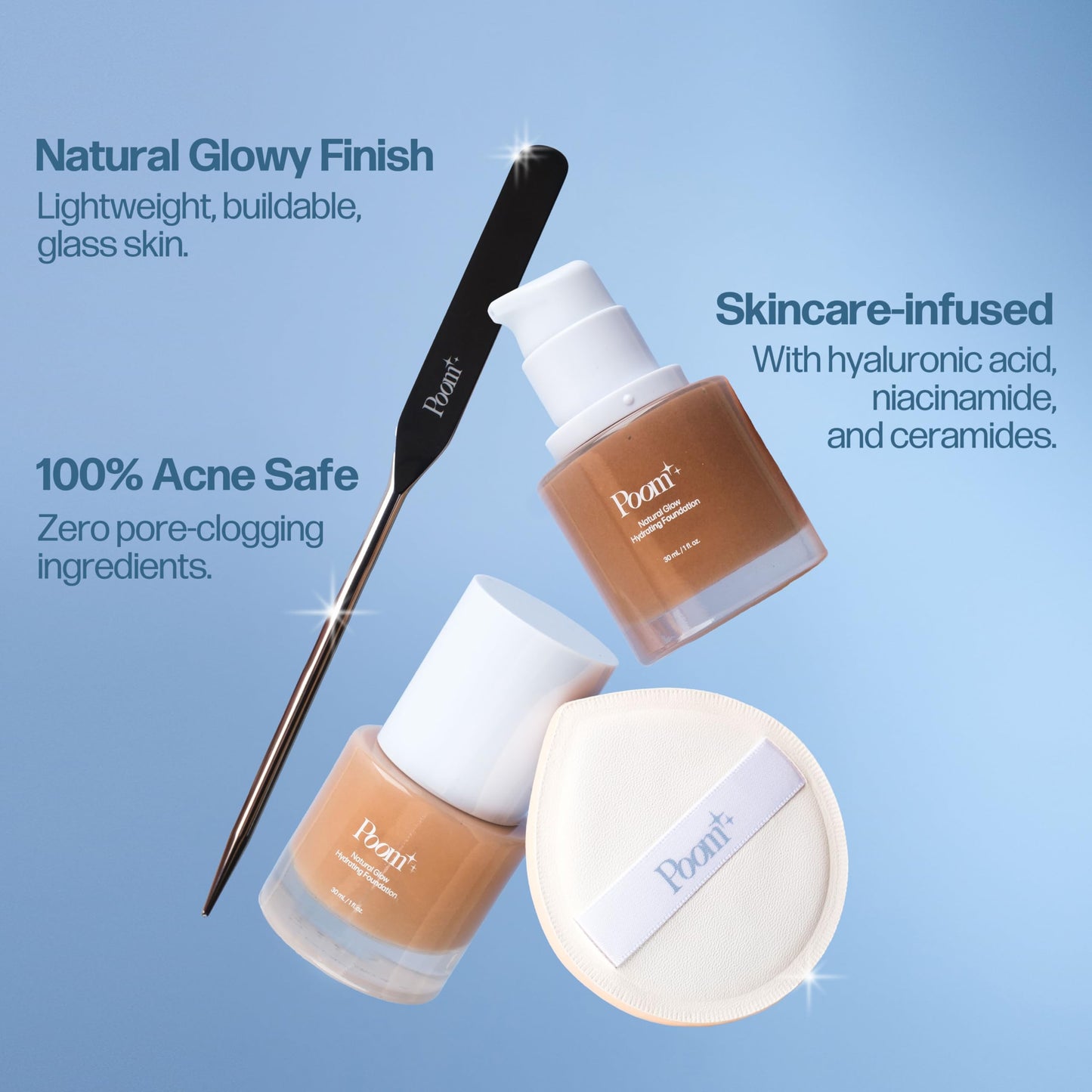 Natural Glow Hydrating Foundation (Deep Tan Neutral #500)