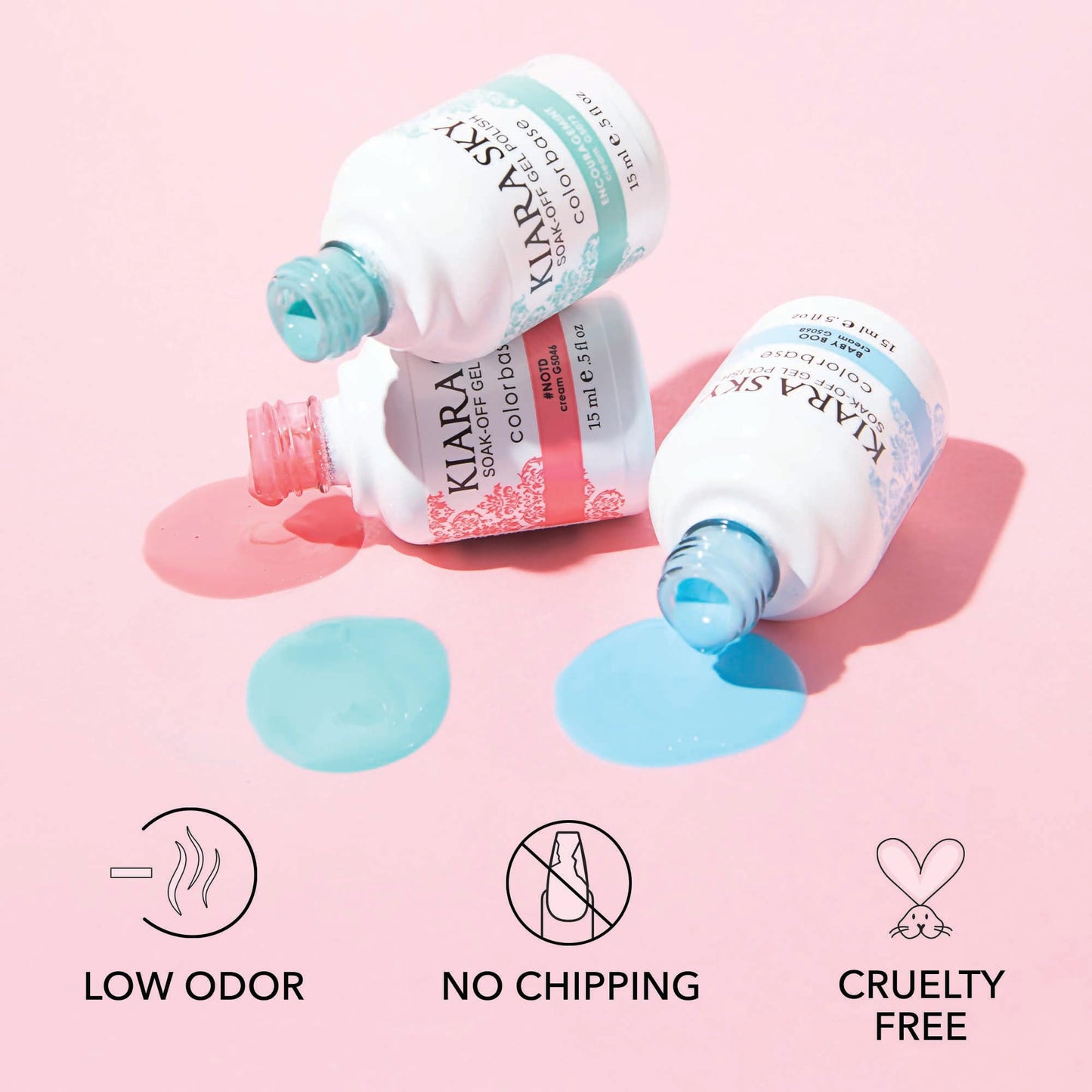 KIARA SKY Gel Polish | Soak-Off All In One 0.5 fl oz | G5089 Bet On Me (Neon Lime Green Shade)