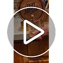 1L Charred American Oak Aging Barrel with Stand, Spigot & Bung for Whisky Bourbon