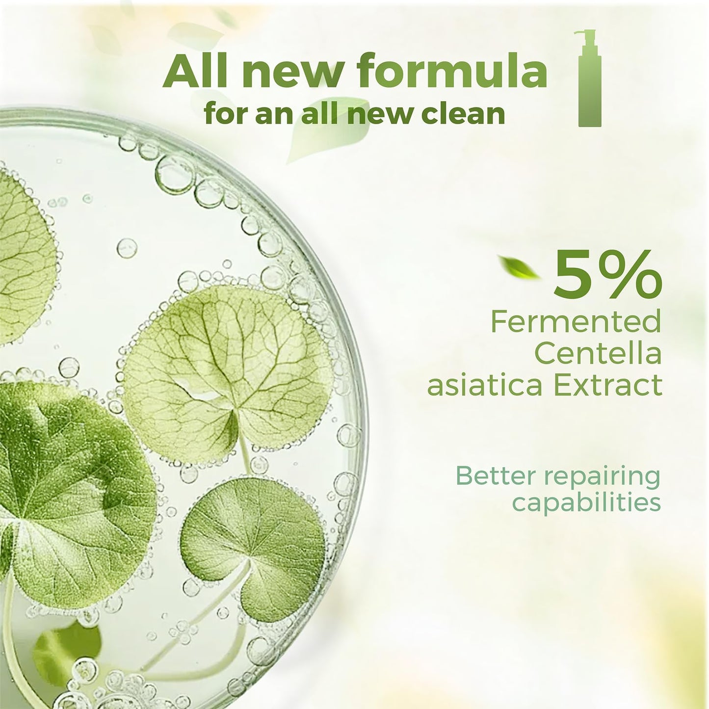 WNP Foaming Face Wash|Gentle Facial Cleanser with Hyaluronic Acid+APG Deep Hydration,Skin Barrier Repair,Zero Friction Exfoliation,for All Skin Types 150ml/5.29oz.