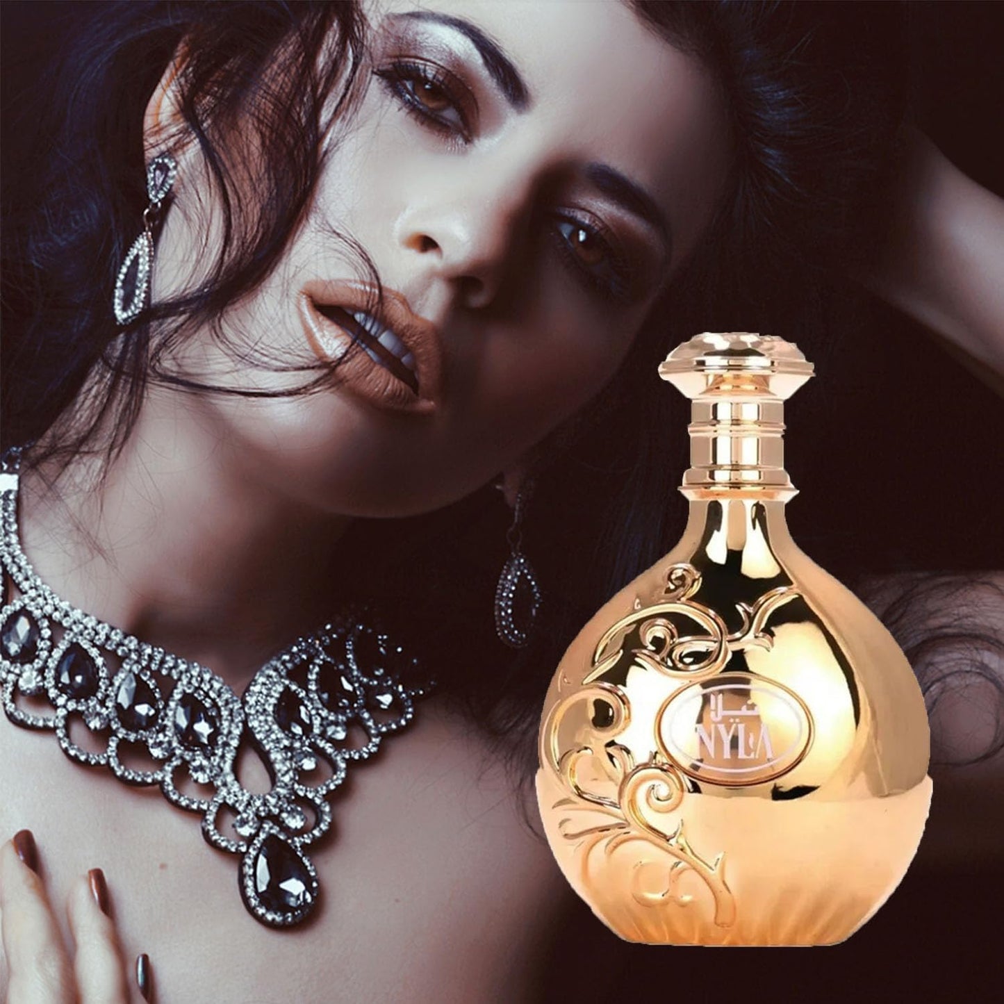 Ny-la Vanielle Eau de Body Spray, Ara-biyat Prestige, Vanilla & Caramel Body Spray, Sweet & Sensual Scent, Long-Lasting Fragrance, For Women, Elegant Rose Gold Bottle, 2.7 fl oz (Rose gold)