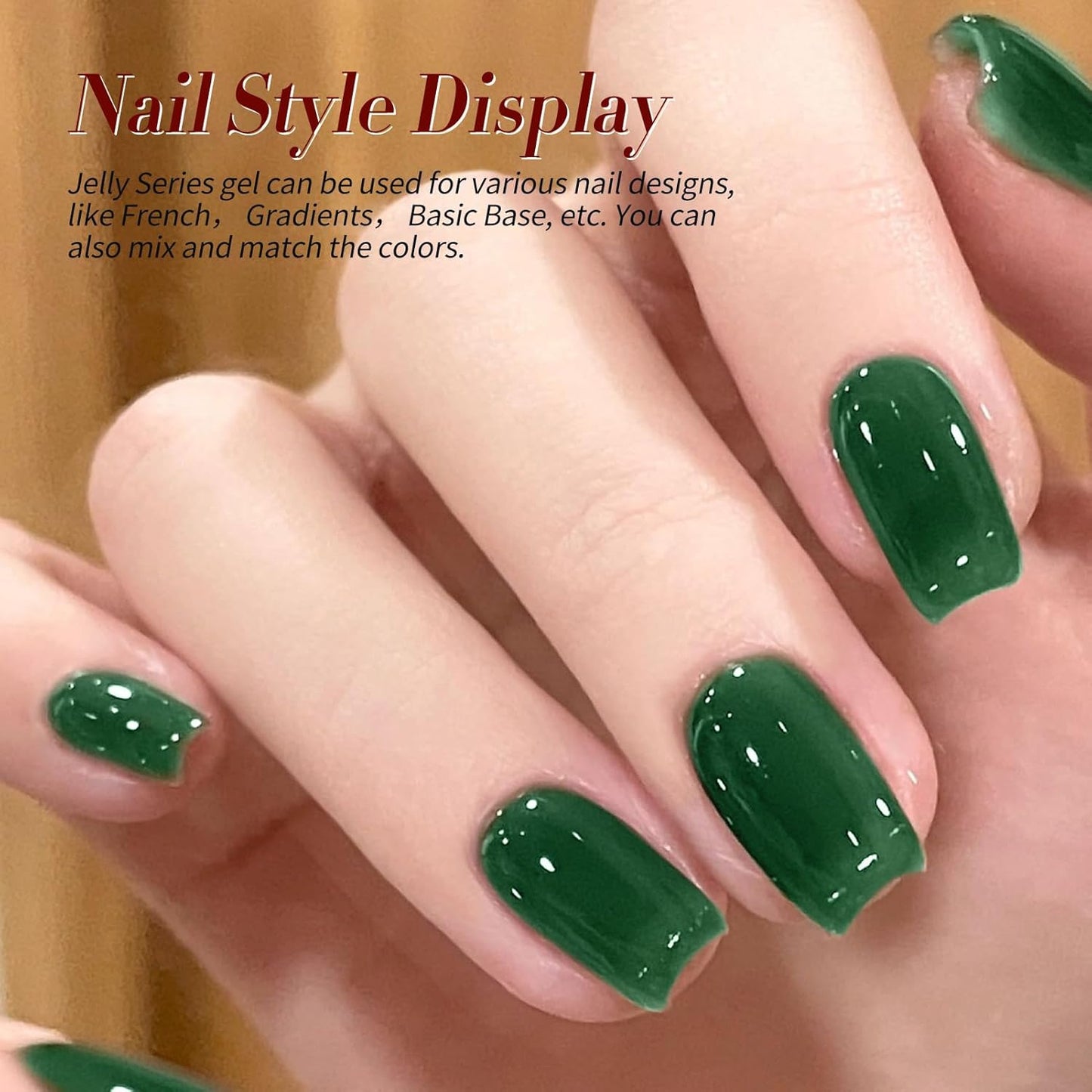 Born Pretty Neon Jelly Gel Nail Polish Set - Halloween Colors, Soak Off UV/LED for Salon & DIY
