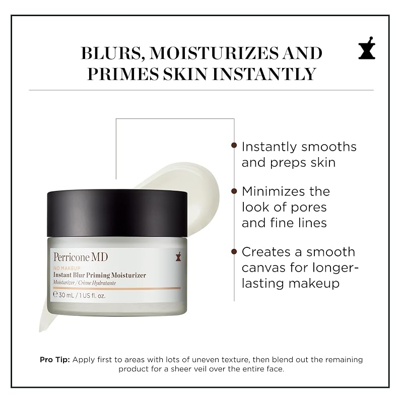 Perricone MD No Makeup Instant Blur Priming Moisturizer - Face Primer 1 oz