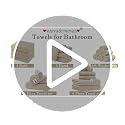6 PC Cotton Washcloths Set - Tan Beige, Soft Quick-Dry Low Lint 13x13 Inches