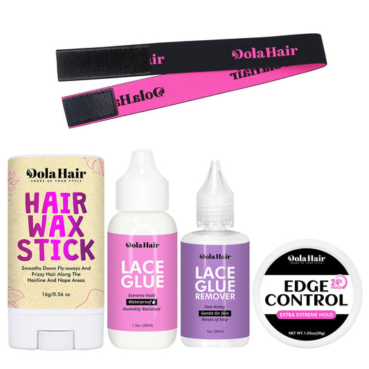 Dolahair Lace Wig Glue Kit - Waterproof Lace Front Glue for Wigs & Hair Replacement