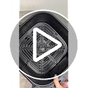 8.5QT Digital Air Fryer XL Stainless Steel Oven - Color Screen Model