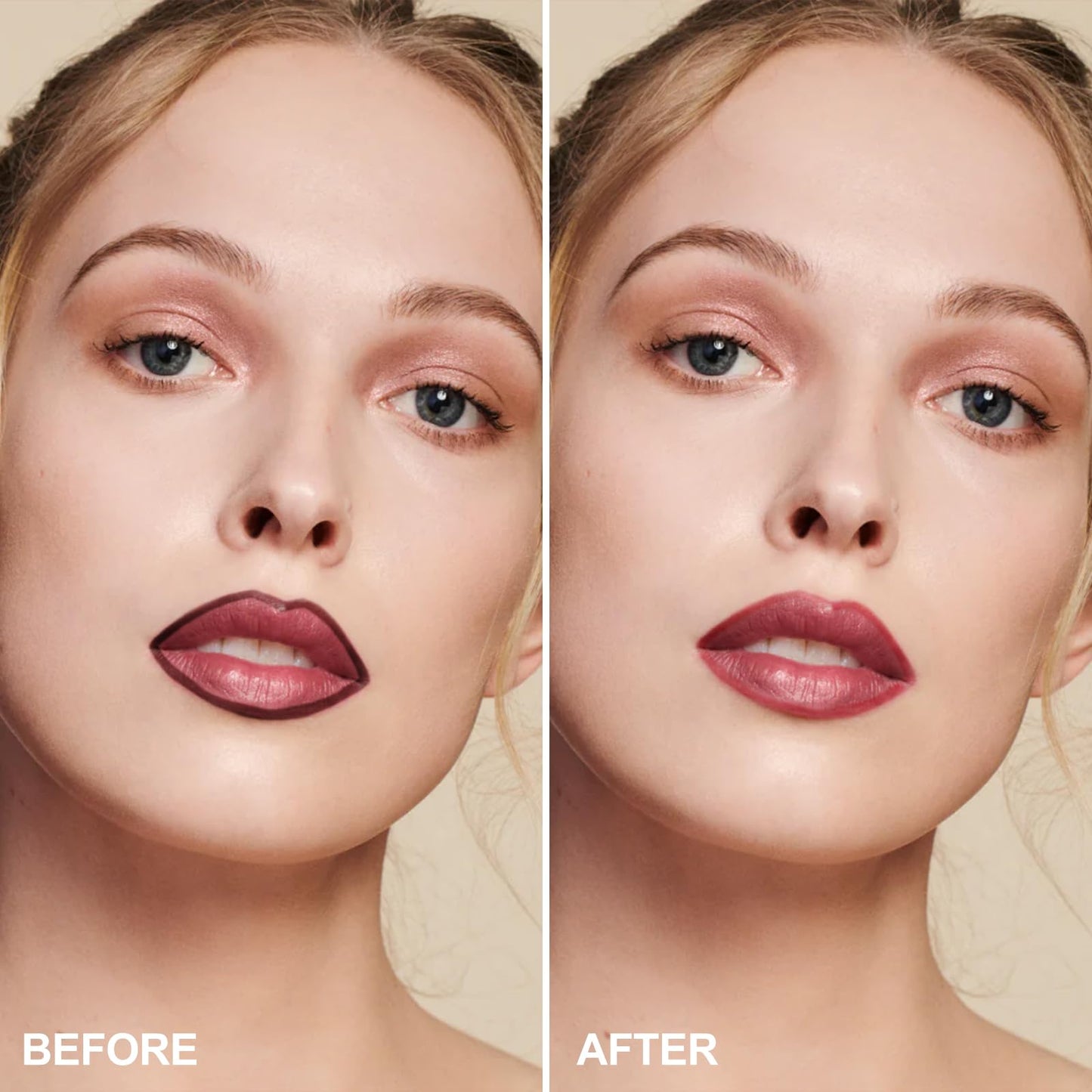 Ursoulney Peel Off Lip Liner - Lip Stain, Long-Lasting Moisturizing Waterproof Lip Stain Transfer-Proof with Matte Finish Stay on All Day (Rose, 1PCS)