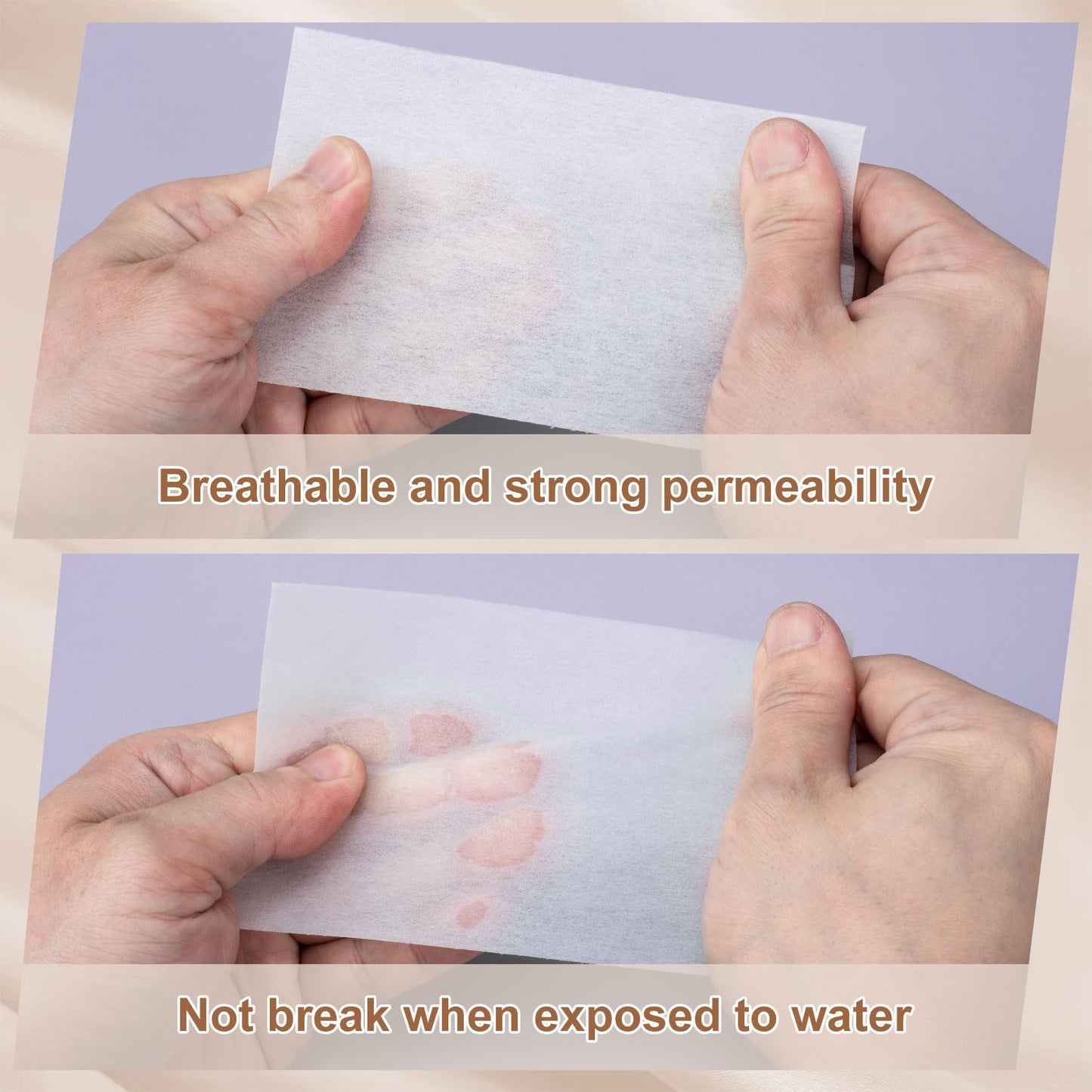Mxxipp 140pcs Perm Papers for Hair, Thin End Papers for Hair Perm, High-Temperature Resistant Perm End Paper for Professional Hair Salon Home Use- White