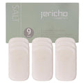 Jericho Dead Sea Salt Soap Bar with Olive Oil & Witch Hazel – Exfoliating Cleanser 4.4 Oz (Pack of 9)