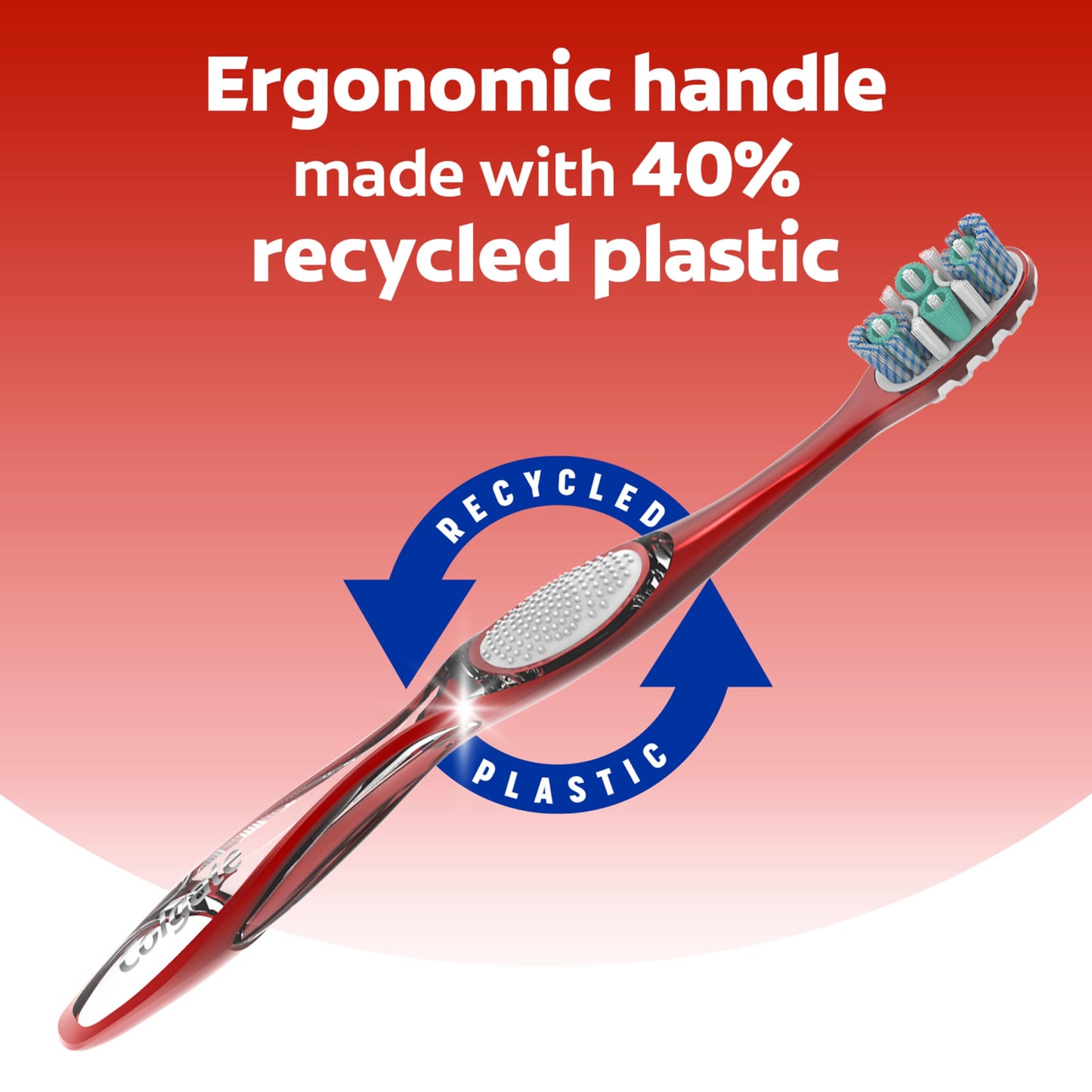 Colgate 360 Optic White Advanced Whitening Toothbrush, Adult Medium Toothbrush with Whitening Cups, Helps Whiten Teeth and Removes Odor Causing Bacteria, 2 Pack