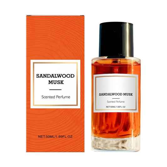 Sandalwood Musk Eau de Parfum Spray for Men & Women, Vanilla Perfume, Charm Cologne Eau De Toilette, Sandalwood Musk Arabian Perfume (1pc)
