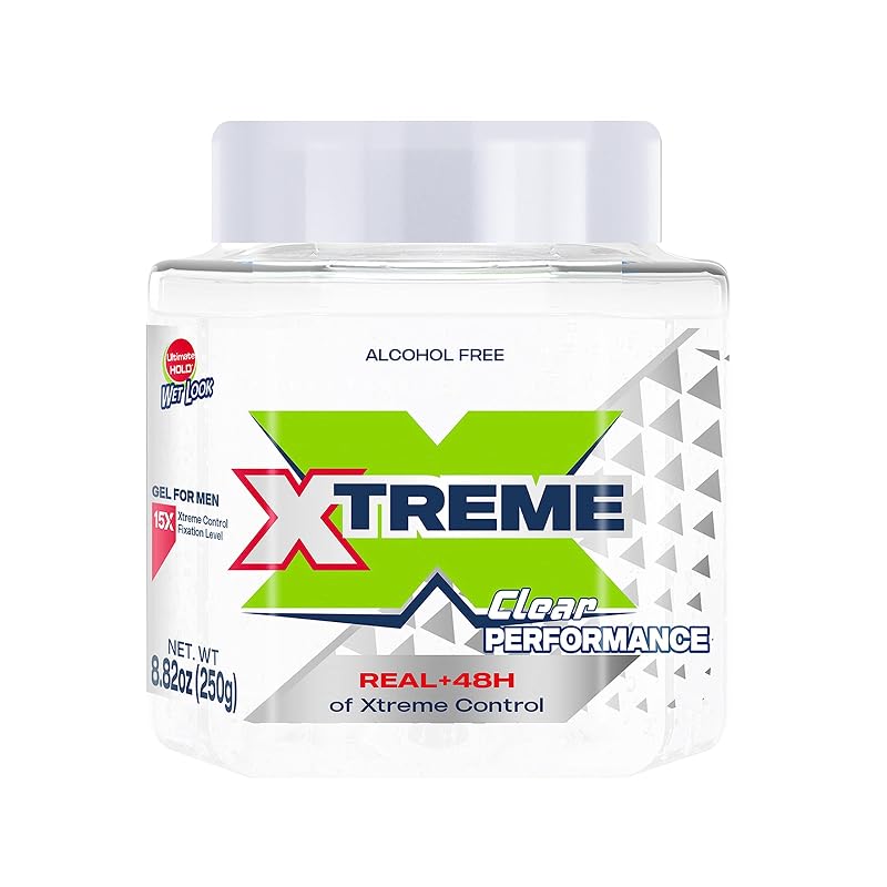 Xtreme Performance Hair Gel Aloe Vera 8.82 oz (Pack of 12) - Extra Strong Hold