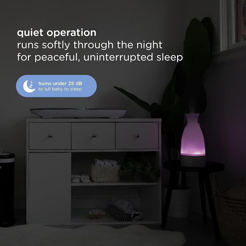 Ubbi Ultrasonic Humidifier — Top-Fill Design, Quiet Sleep