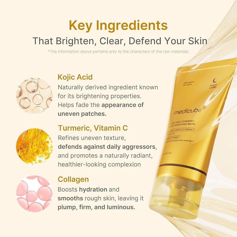 Kojic Acid Prep & Seal Duo: Brightening Wrapping Mask + Clarifying Toner Pad