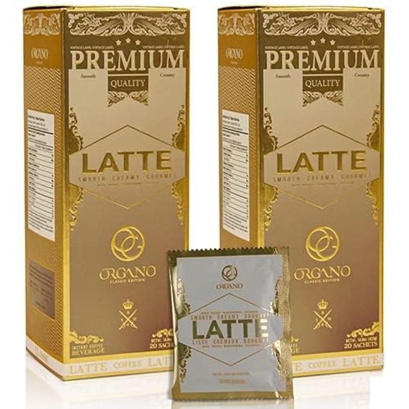 Gourmet Cafe Latte with Ganoderma Lucidum – 40 Sachets, 2 Boxes