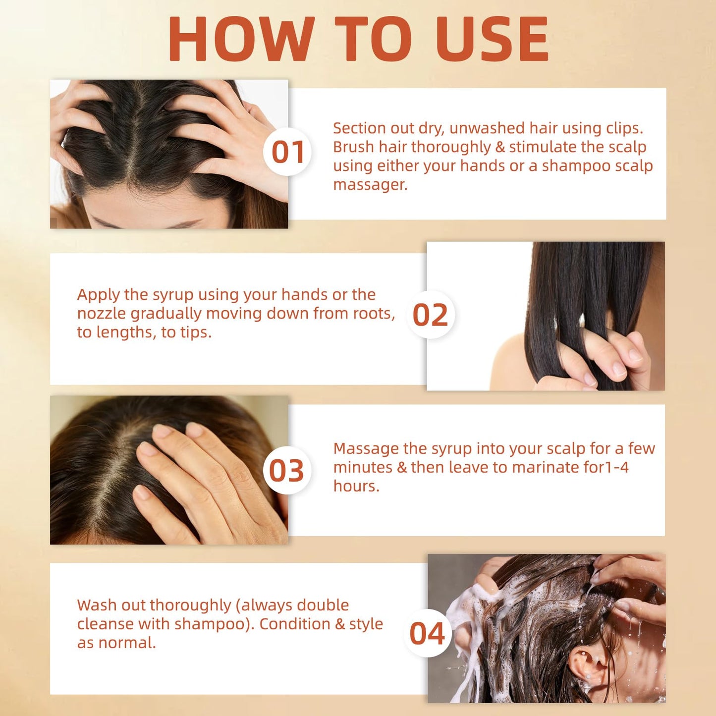 ANNASPEAK Rapunzel Hair syrup, Pink Grapefruit, Jojoba, Sweet Almond, Cherry, for All Hair Types (100ml)