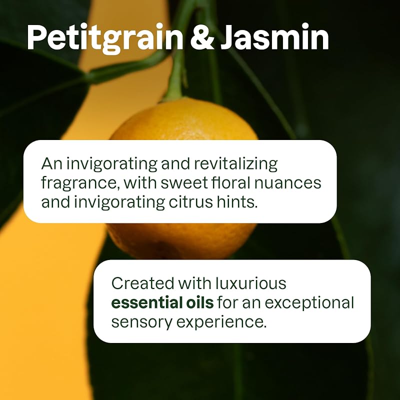 Volumizing Shampo o Petitgrain & Jasmine - EWG Verified, Aluminum Bottle, 16 Fl Oz (Variation: Petitgrain & Jasmine+16 Fl Oz)