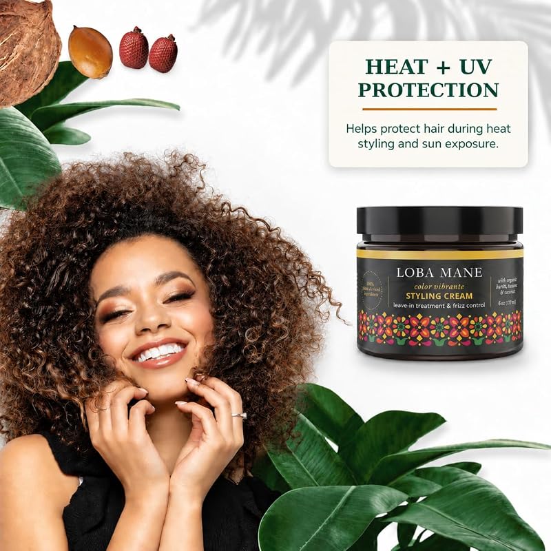 Hydrating Styling Cream for Curly & Color-Treated Hair - 6 oz