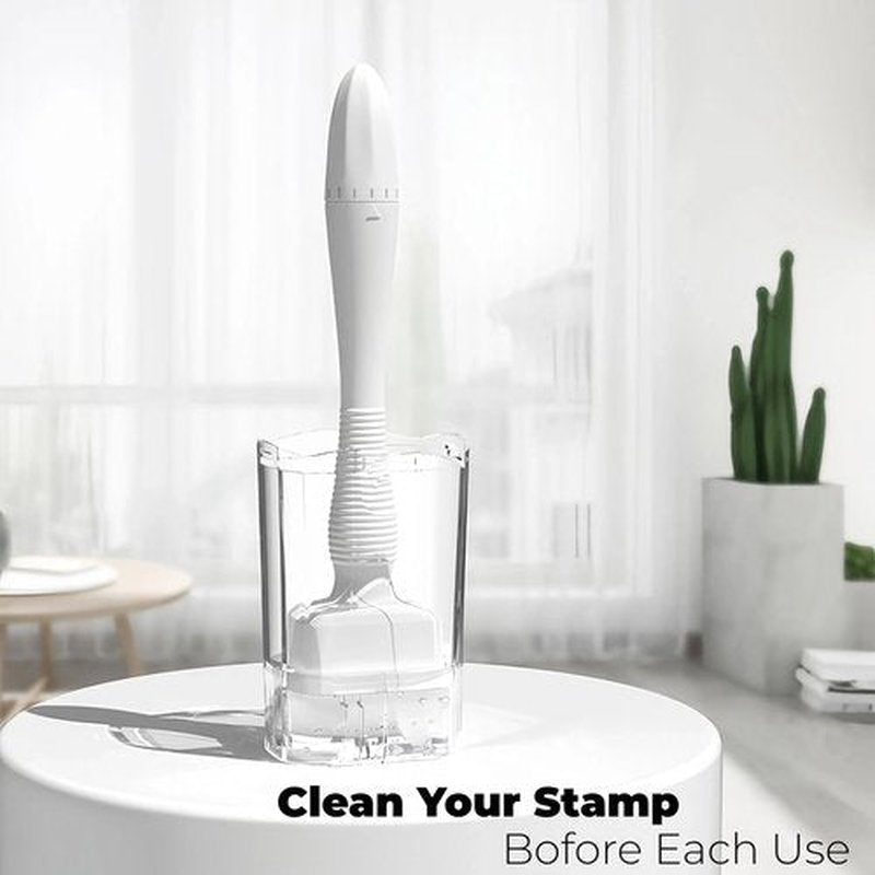 Derma Stamp for Hair & Beard Micro-exfoliating Tool Dermastamp for Women and Men