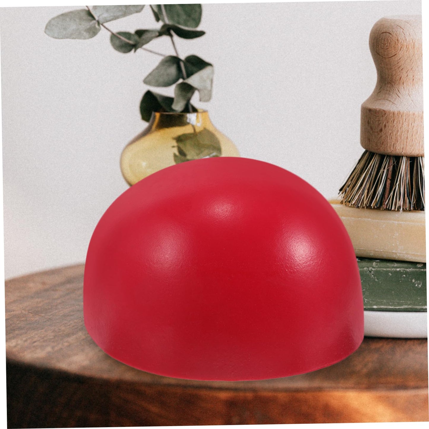 Happyyami Wig Head Mold Natural Hair Mannequin Head Head Mask Stand Mannequin Head for Hats Head for Wigs Black Mannequin Head Mannequin Heads for Wigs Braid Cap Plastic Red