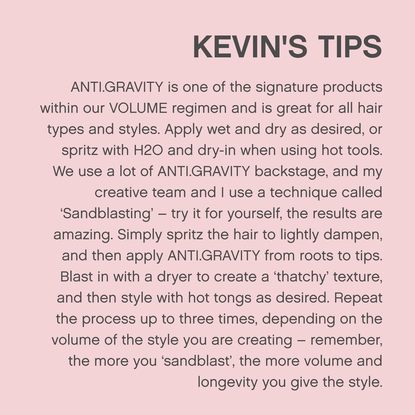 KEVIN.MURPHY ANTI.GRAVITY - Volumising & Texturising Lotion - For All Hair Types - Hair Volume, Texture & Shine - Less Flyaways - Sulphate & Paraben Free Care - 150 mL / 5.1 fl oz