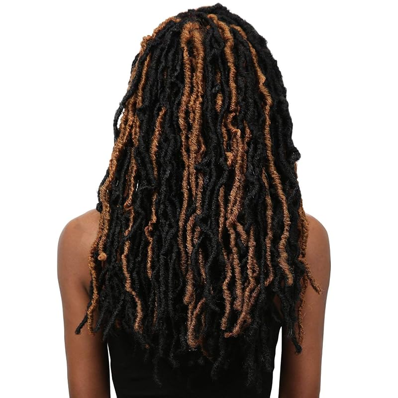 Nu Locs Crochet Braids 18" Synthetic Hair Locs 4-Pack by Bobbi Boss
