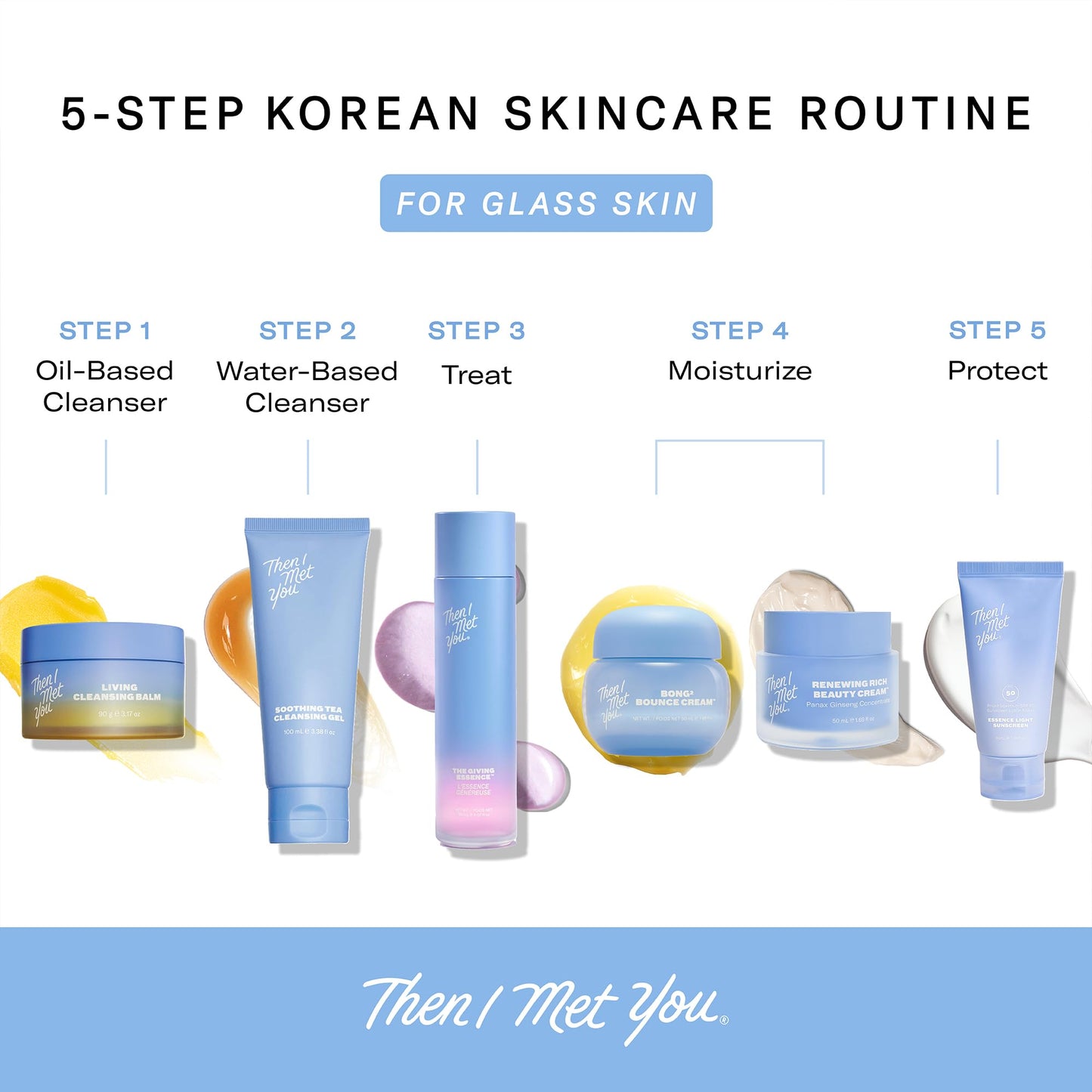 Then I Met You Living Cleansing Balm, Melts Makeup & Sunscreen, Non-Stripping Zero Residue Oil Cleanser with Seaberry, Olive, Grape Seed Oils, Vit E & Persimmon, First-Step Clean Vegan Korean Skincare