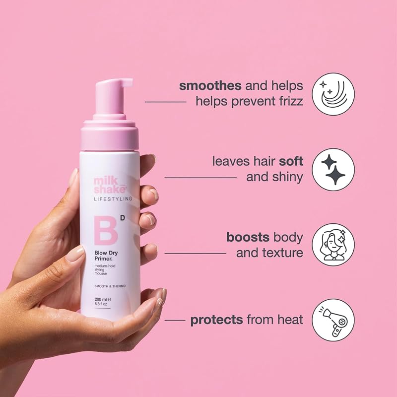 Milk_Shake Blow Dry Primer New Packaging — Body-Boosting Heat Shield, 6.8 fl oz