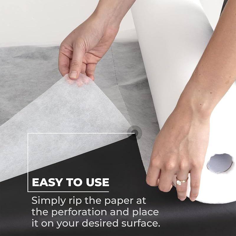 Disposable Massage Bed Cover - 2 Rolls, 60 Sheets/Roll, 31.5 x 71 in, Non-Woven Waterproof Covers
