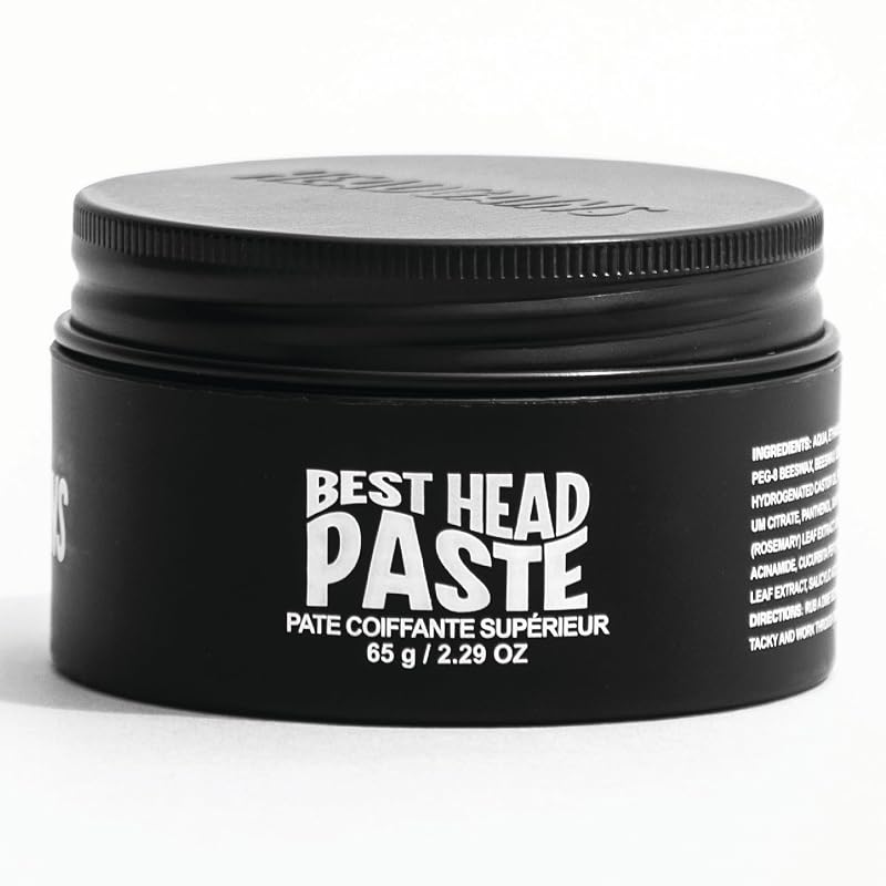 Matte Hair Paste for Men - Medium-Firm Hold, Thickening, HeadGains Variation: Matte Paste