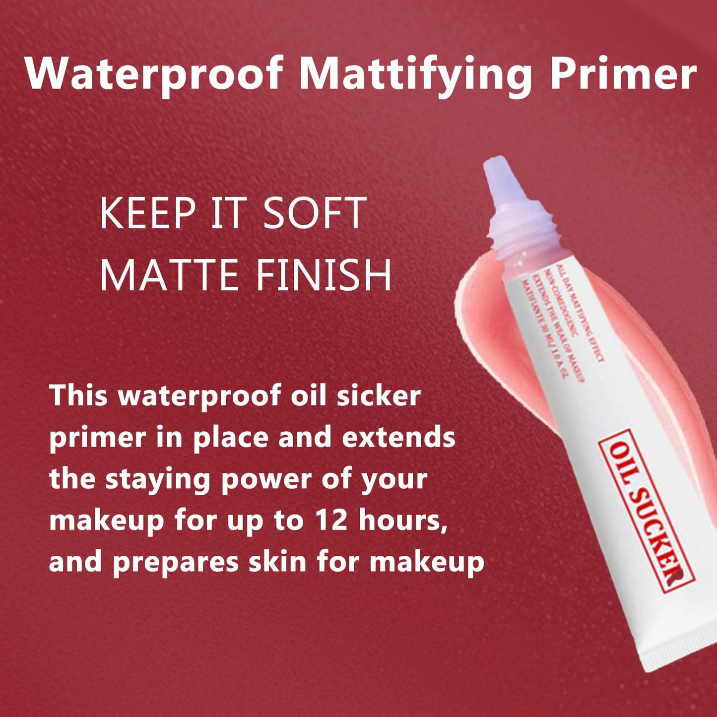 Sweat-Proof Makeup Base,Oil Sucker Extreme Mattifying Alkaline Primer,Pore Minimizing & Shine Control,Long-Lasting Oil-Free Matte Finish (3 pcs, ml)