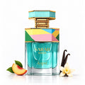 Sarab Sheer Peach Vanilla Perfume for Women - Top Note Peach & Raspberry, Gummy Candy Heart, White Musk & Vanilla 3.4oz