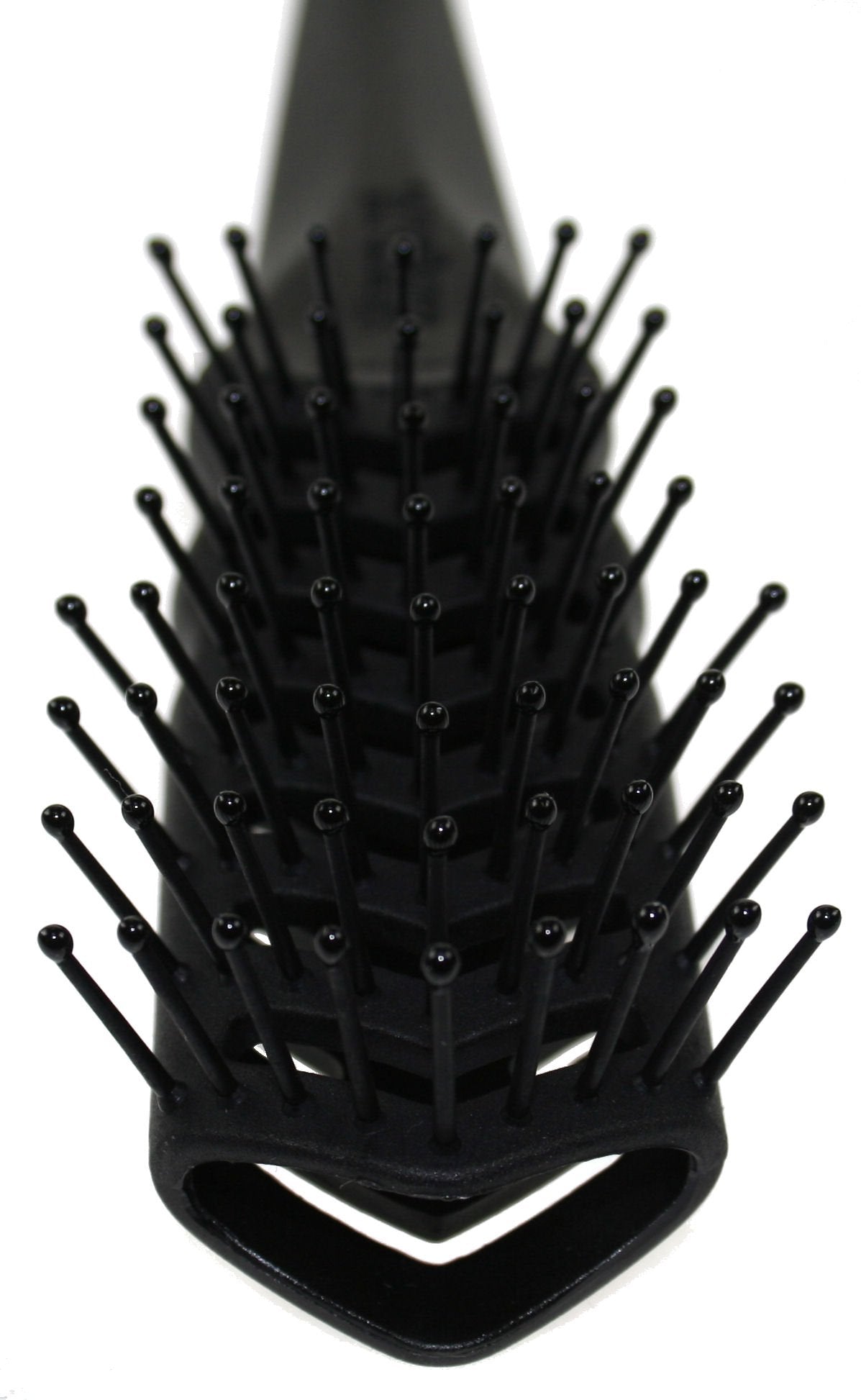 Denman D100 Flexible Vent Brush for Blow Drying - Styling Hair Brush for Wet Dry Curly Thick Straight Hair - For Women and Men (Black)