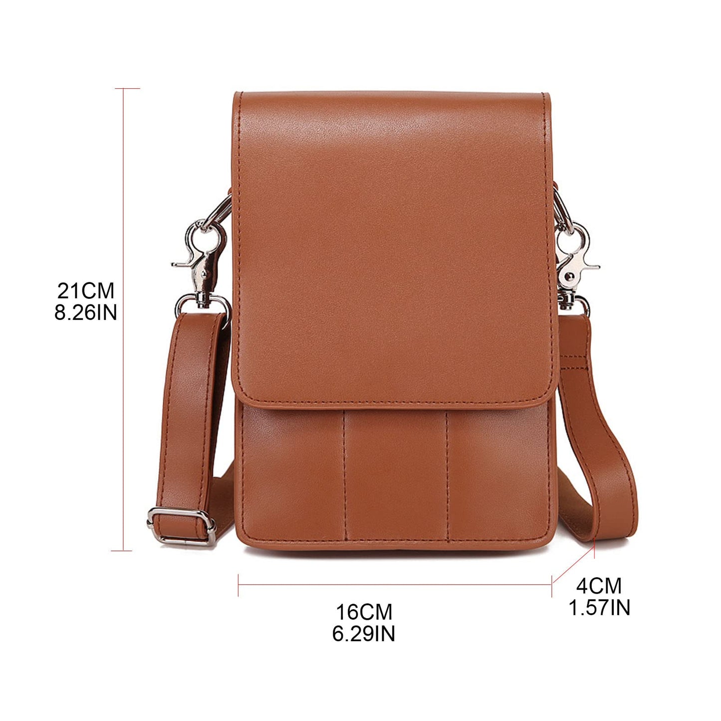 Psdndeww Portable PU Leather Scissors Bag with Strap Hair Stylist Pocket Hairdressing Tool Pouch for Hairdressers