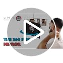 Mini LED Trifold Mirror for Hair Cutting - Black Variation