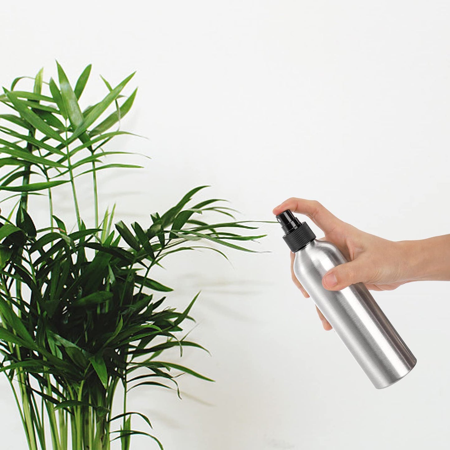 Youeon 9 Pack 8 Oz Fine Mist Spray Bottles, Reusable Aluminum Empty Spray Bottles, Small Refillable Bottle for Travel, Cosmetic, Perfume, Toner, Essential Oil Storage, Leak Proof