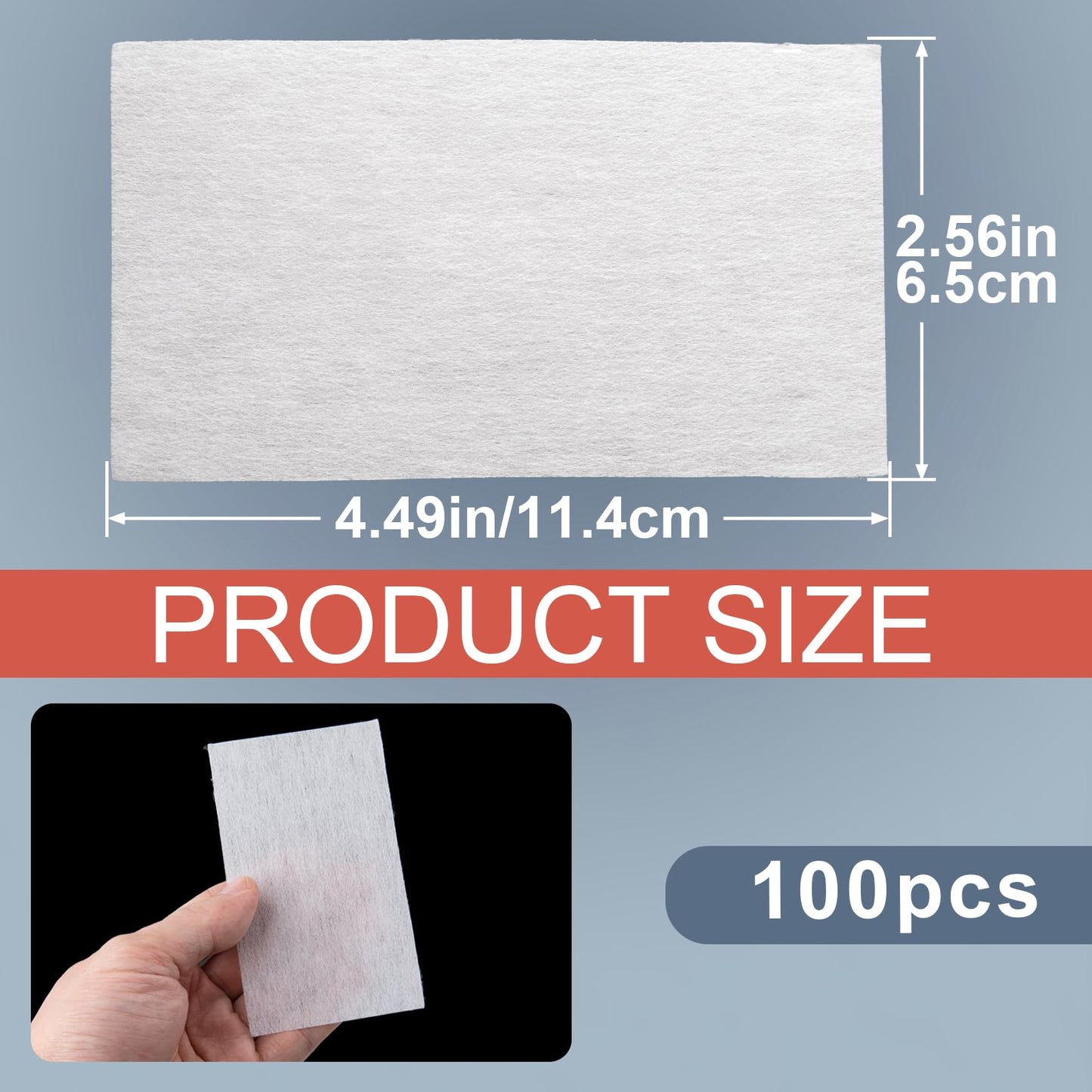 HINZIC 100pcs End Papers for Hair Perm, Disposable Hair Perm Papers with High Temperature Resistance, Salon Home Hair Styling Accessories for Cold and Hot Perm