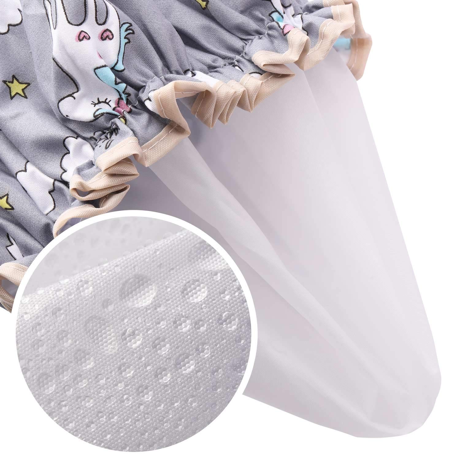 Unicorn Shower Caps for Long/Thick Hair, Cute Hair Cover for Women and Girl, Waterproof Bath Hat, Double Layer Bonnet